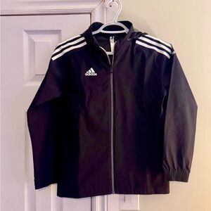 adidas Kids Black windbreaker